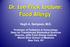 Dr. Lee Frick Lecture: Food Allergy Hugh A. Sampson, M.D.