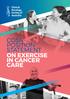 COSA POSITION STATEMENT ON EXERCISE IN CANCER CARE