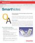 SmartNotes. Thermo Scientific Oral Fluid Assays for Drug Testing in the Workplace. Oral Fluids for Workplace Testing