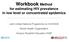 Workbook Method for estimating HIV prevalence in low level or concentrated epidemics