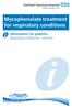 Mycophenolate treatment for respiratory conditions. Information for patients Respiratory Medicine - Asthma