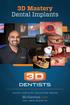 3D Mastery Dental Implants