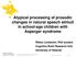 Atypical processing of prosodic changes in natural speech stimuli in school-age children with Asperger syndrome