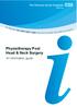 Physiotherapy Post Head & Neck Surgery. An information guide