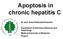 Apoptosis in chronic hepatitis C