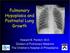 Pulmonary Hypoplasia and Postnatal Lung Growth. Howard B. Panitch, M.D. Division of Pulmonary Medicine The Children s Hospital of Philadelphia