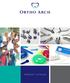 TABLE OF CONTENTS Brackets. Buccal Tubes Molar Bands. Wire Elastics. Auxiliaries Mini Molds