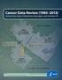 Cancer Data Review ( ) Selected Zip Codes of Warminster, Warrington, and Horsham, PA