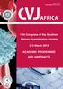 AFRICA. 17th Congress of the Southern African Hypertension Society. 3 5 March 2012 ACADEMIC PROGRAMME AND ABSTRACTS.