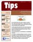 Tips The Food Safety Newsletter for Brown, Nicollet, Watonwan and Cottonwood Counties Brown-Nicollet Environmental Health In This Issue: