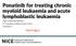 Ponatinib for treating chronic myeloid leukaemia and acute lymphoblastic leukaemia