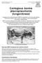 Contagious bovine pleuropneumonia (lungsickness)