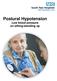 Postural Hypotension Low blood pressure on sitting/standing up