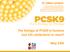 From Biology to Therapy The biology of PCSK9 in humans Just LDL-cholesterol or more? May 24th. Dr. Gilles Lambert