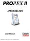 APEX LOCATOR. User Manual