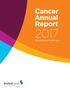Cancer Annual Report. Our story begins with you.