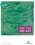 Baby Food and Juice Compendium BABY FOOD AND JUICE