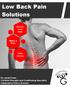 Low Back Pain Solutions