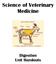 Science of Veterinary Medicine. Digestion Unit Handouts