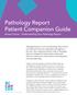 Pathology Report Patient Companion Guide