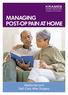 MANAGING POST-OP PAIN AT HOME
