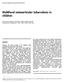 Multifocal osteoarticular tuberculosis in children