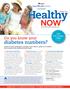 Healthy NOW. diabetes numbers? Do you know your. Find your healthy weight