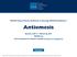 Antiemesis. NCCN Clinical Practice Guidelines in Oncology (NCCN Guidelines ) Version March 28, 2017 NCCN.org