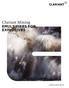 Clariant Mining Emulsifiers for Explosives