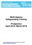 Multi-Agency Safeguarding Training. Prospectus April March 2019