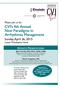 CVI s 4th Annual New Paradigms in Arrhythmia Management
