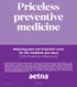 Priceless preventive medicine