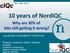 10 years of NordiQC Why are 30% of labs still getting it wrong?