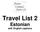 Travel List 2 Estonian with English captions
