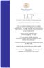 LUP. Lund University Publications. Institutional Repository of Lund University