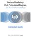 Doctor of Audiology Post-Professional Program. Online Education for Practicing Audiologists. AuD. Curriculum Guide