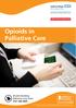 Opioids in Palliative Care
