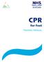 CPR. for Feet. Training Manual