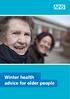 Winter health advice for older people