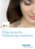 Philips lamps for Phototherapy treatment