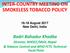 INTER-COUNTRY MEETING ON SMOKELESS TOBACCO POLICY
