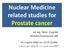 Nuclear Medicine related studies for Prostate cancer