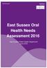 East Sussex Oral Health Needs Assessment 2016