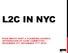 L2C IN NYC RYAN WHITE PART A PLANNING COUNCIL INTEGRATION OF CARE COMMITTEE DECEMBER 3 RD, DECEMBER 17 TH 2014