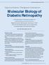 Molecular Biology of Diabetic Retinopathy