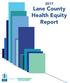 Lane County Health Equity Report