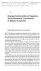 Shaping the Economics of Happiness: The Fundamental Contributions of Richard A. Easterlin