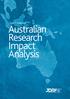 Type 1 Diabetes Australian Research Impact Analysis