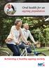 Oral health for an ageing population