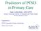Predictors of PTSD in Primary Care